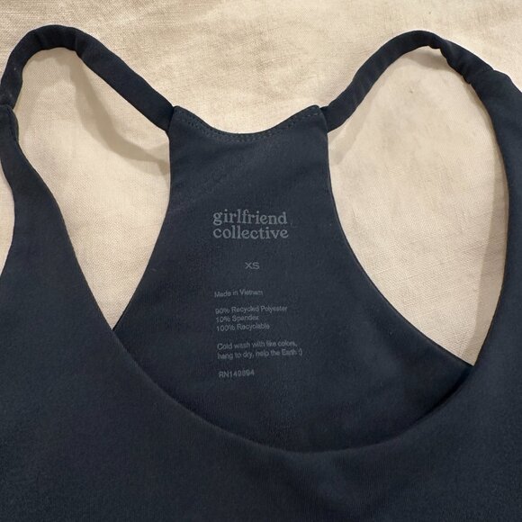 Girlfriend Collective Cleo Bra (Midnight) - Picture 5 of 5